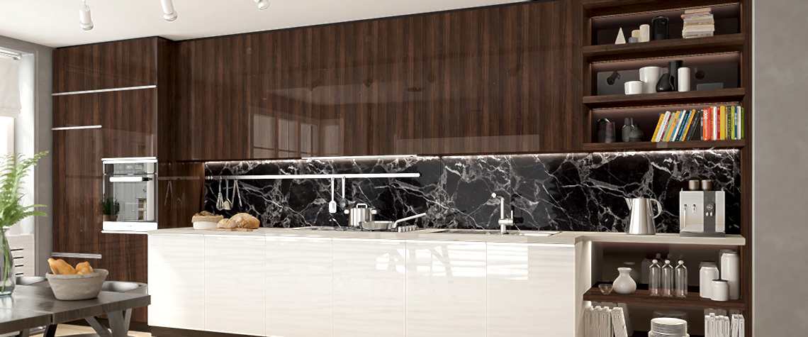 Asel AGT Panel 662 HG Beyaz Sahara & 617 HG Oregon Ceviz